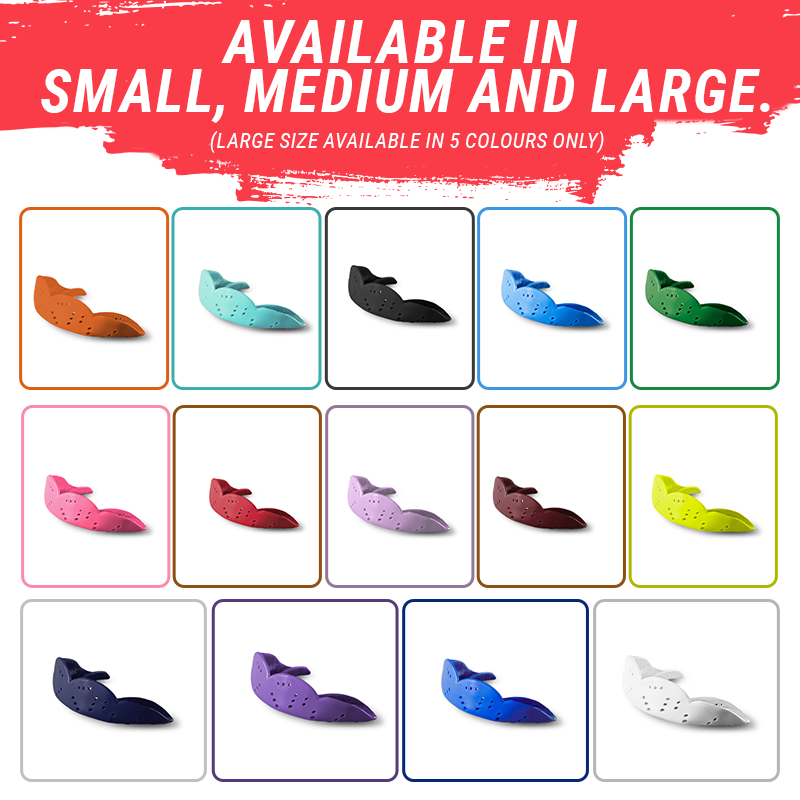 SISU Aero Sports Mouthguard Colour Options