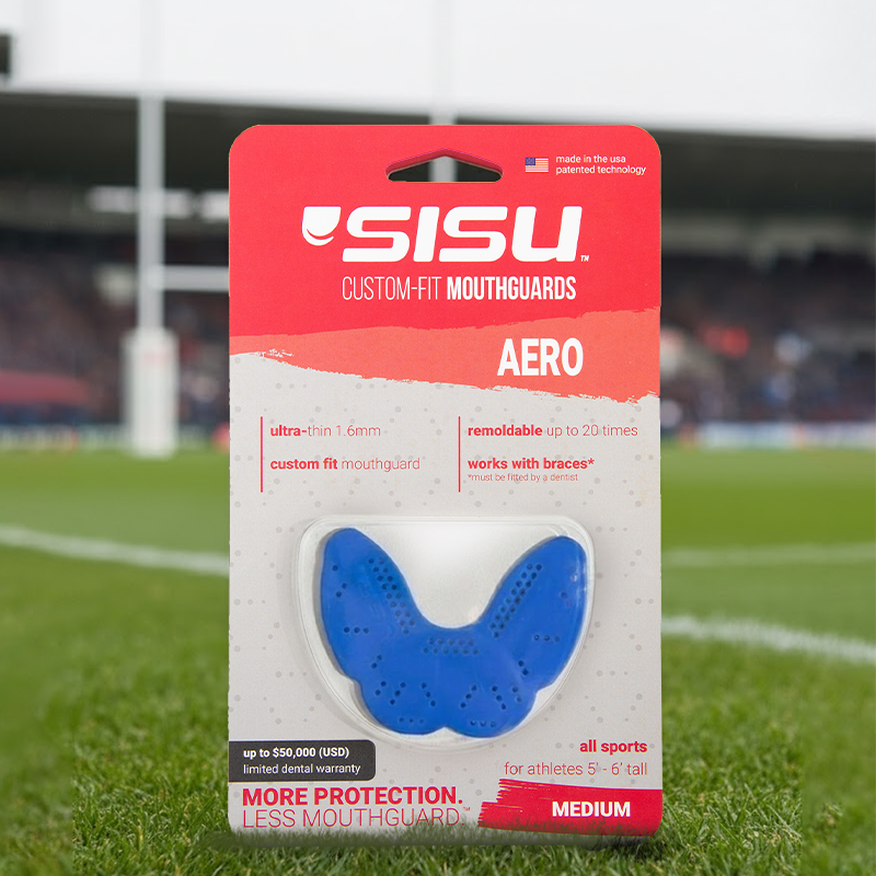 SISU Aero Sports Mouthguard Packaging Lifestyle