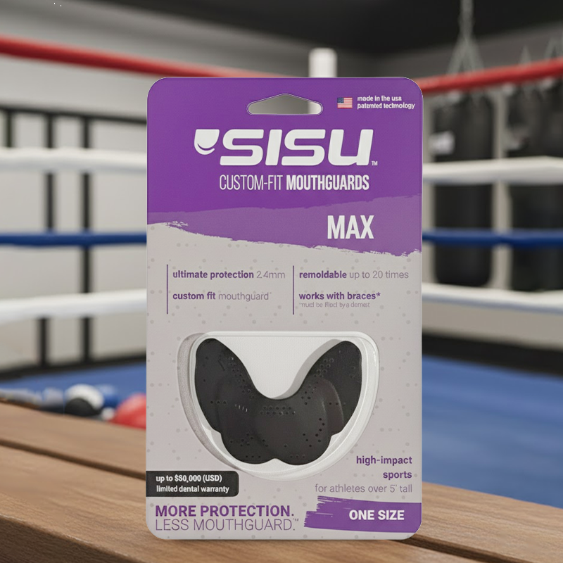 SISU Max Sports Mouthguard Packaging Lifestyle