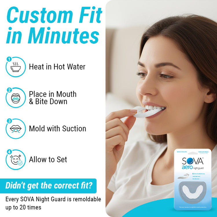 Custom Fit a SOVA Night Guard in Minutes