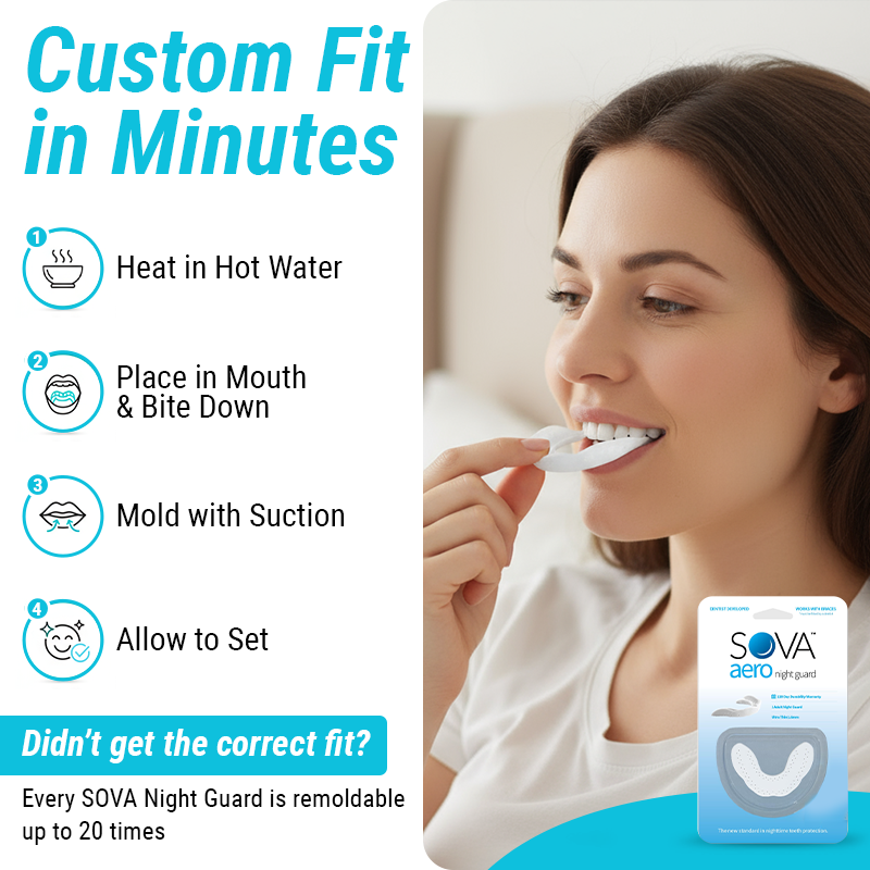 Custom Fit a SOVA Night Guard in Minutes