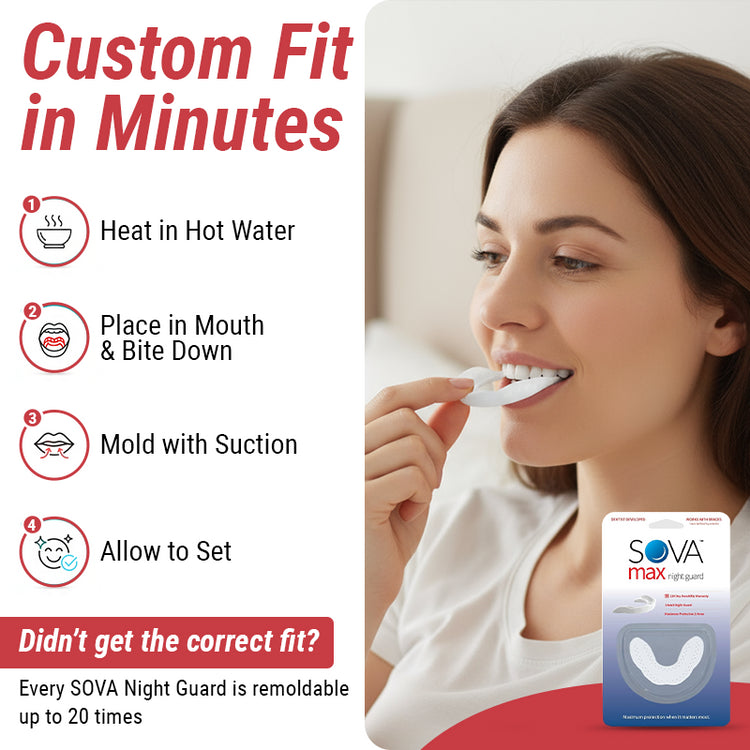 Custom Fit a SOVA Night Guard in Minutes