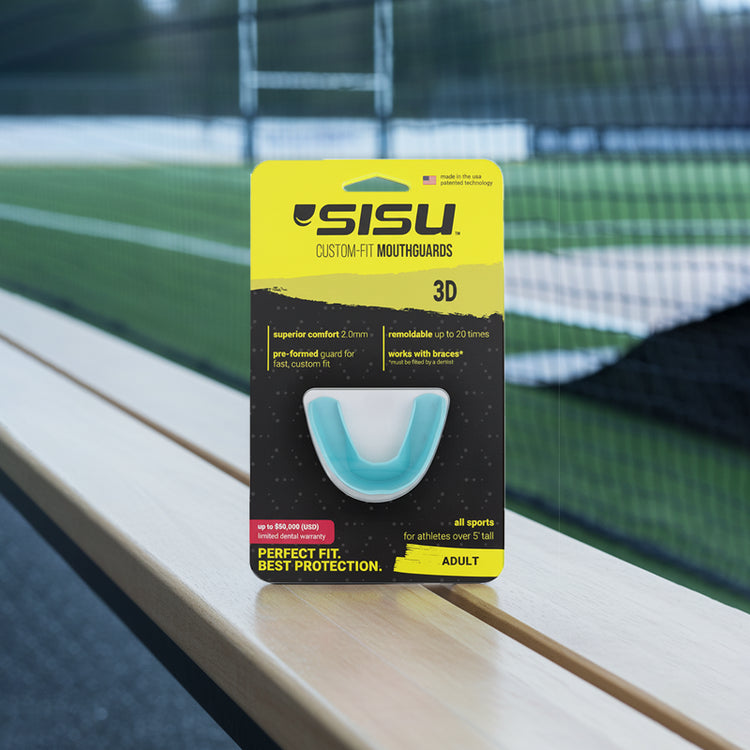 SISU 3D Sports Mouthguard Packaging Lifestlye