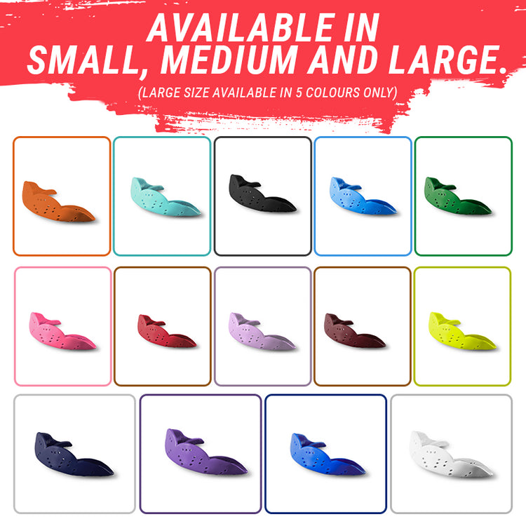 SISU Aero Sports Mouthguard Colour Options