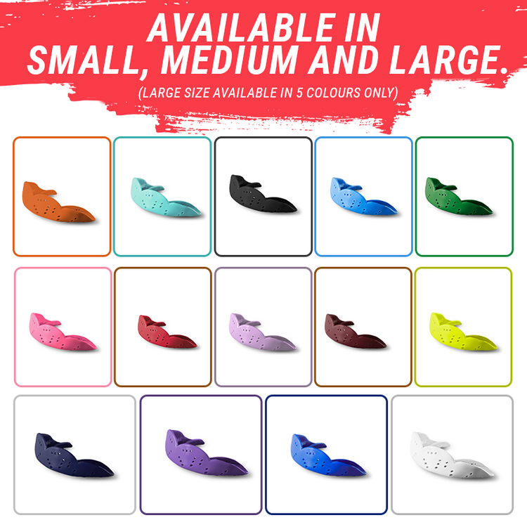 SISU Aero Sports Mouthguard Colour Options