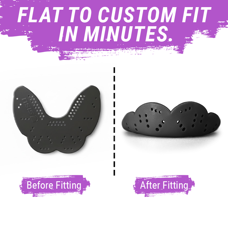 SISU Max Sports Mouthguard Before and After Fitting