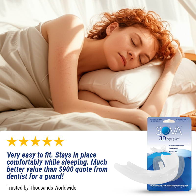 SOVA 3D Night Guard 5 Star Reviews