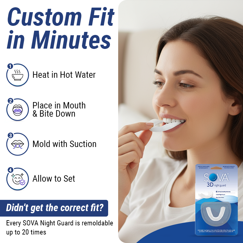 Custom Fit a SOVA Night Guard in Minutes