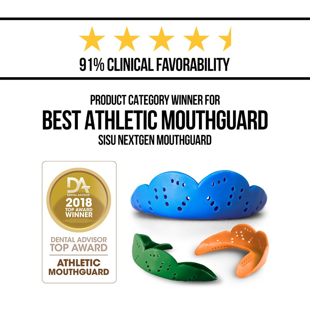 Thin Low Cost Custom Mouthguard SISU Aero Mouthguard for Impact Sport
